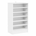 Armoire à chaussures avec étagères de rangement, meuble d'entrée blanc