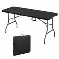 Table pliante rectangulaire 180x74x74 cm pour extérieur