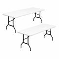 Table pliante de pique-nique 8 personnes pour jardin et terrasse