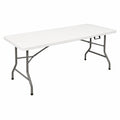 Table rectangulaire pliante 8 places pour intérieur et extérieur