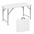 Table de Camping Pliante Réglable en Hauteur 120x60cm, Charge 70 kg