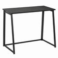 Bureau Informatique Pliant pour Petits Espaces, Assemblage Facile, Cadre Métal