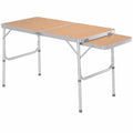 Table de Jardin Pliante avec Rallonge et Hauteur Réglable