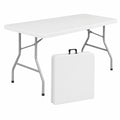 Table pliante extérieure portable avec poignées