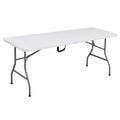 Table rectangulaire pliante 8 personnes pour intérieur et extérieur