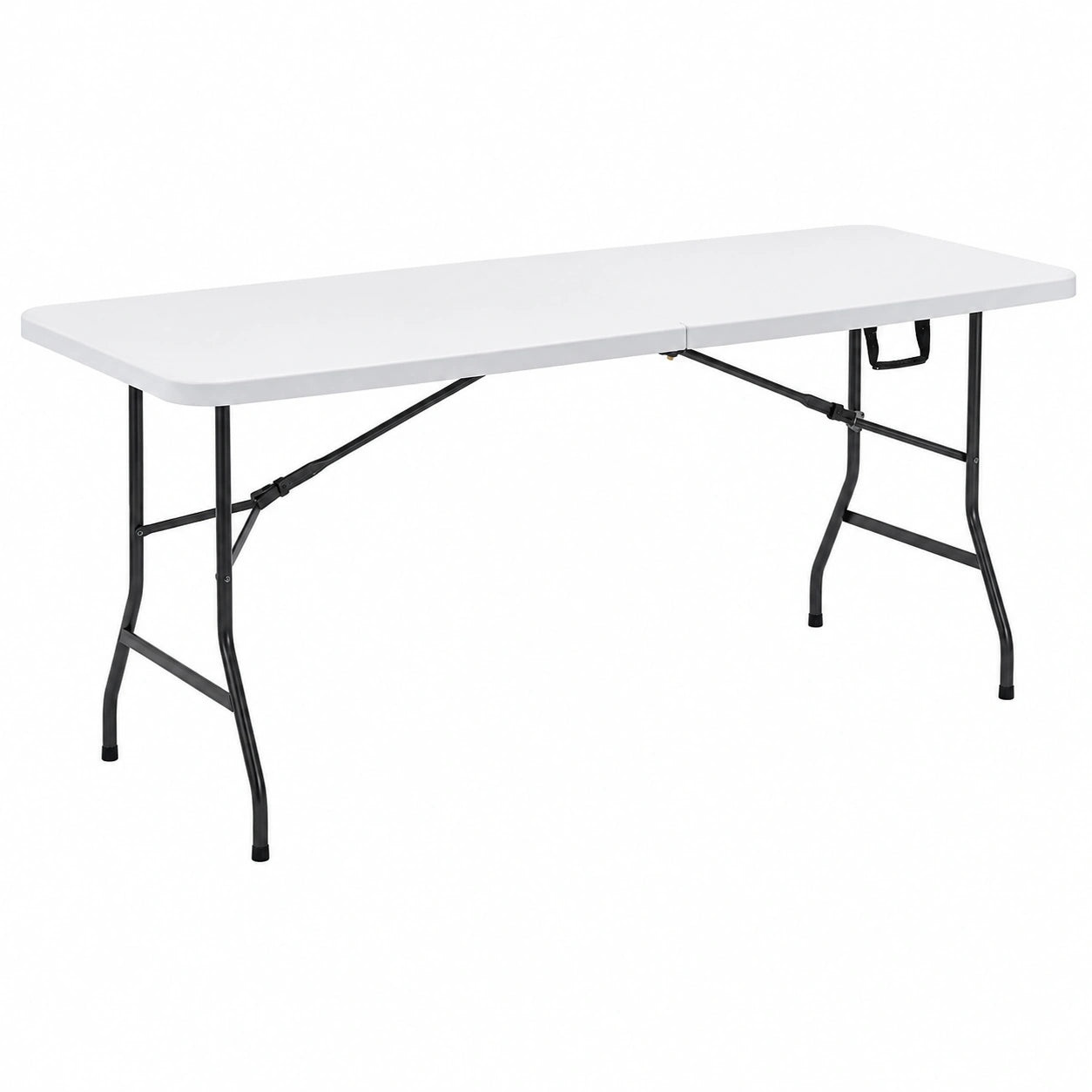 Table de Camping Pliante Légère 180x70x74 cm, Blanche