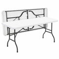 Grande table pliante d'extérieur pour 8 personnes
