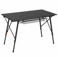 Table pliante en aluminium pour camping avec réglage en hauteur et sac